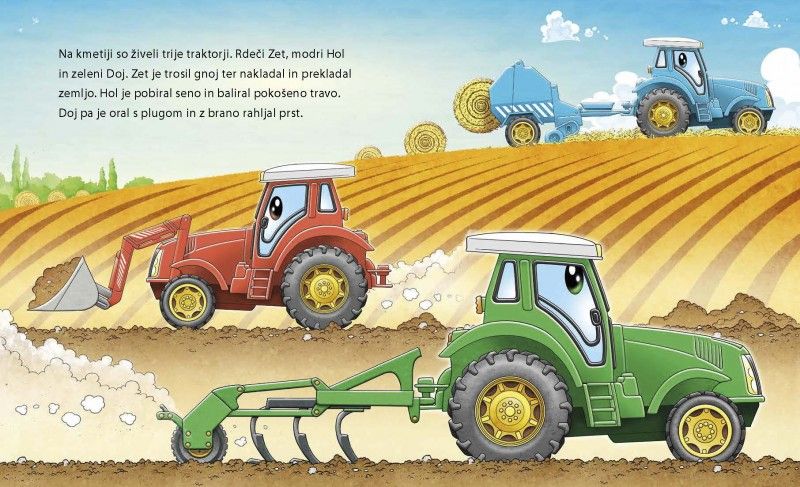 Trije traktorji in koza