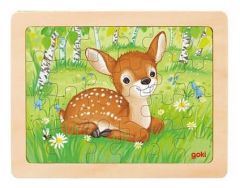 Puzzle gozdne živali - srnica